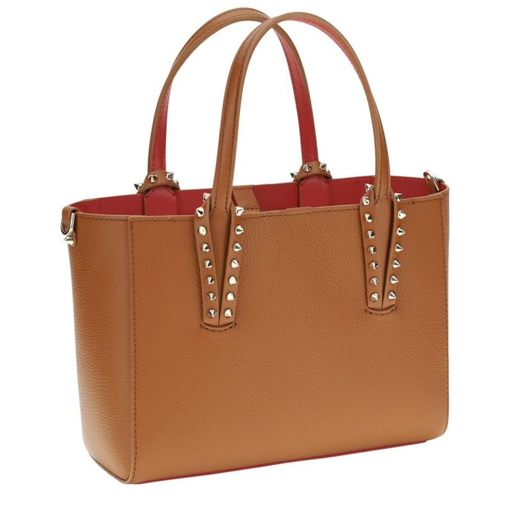 Christian Louboutin Leather Tote, Brown - Picture 2 of 3